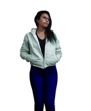 Cargar imagen en el visor de la galería, Chamarra Minimal Hoodie Dama